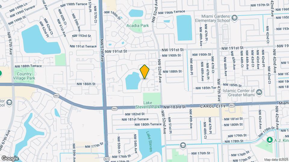 18645 NW 53rd Ave, Unit Loft Map and Location Details