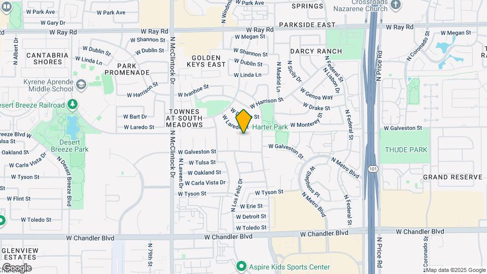 523 N Los Feliz Dr Map and Location Details