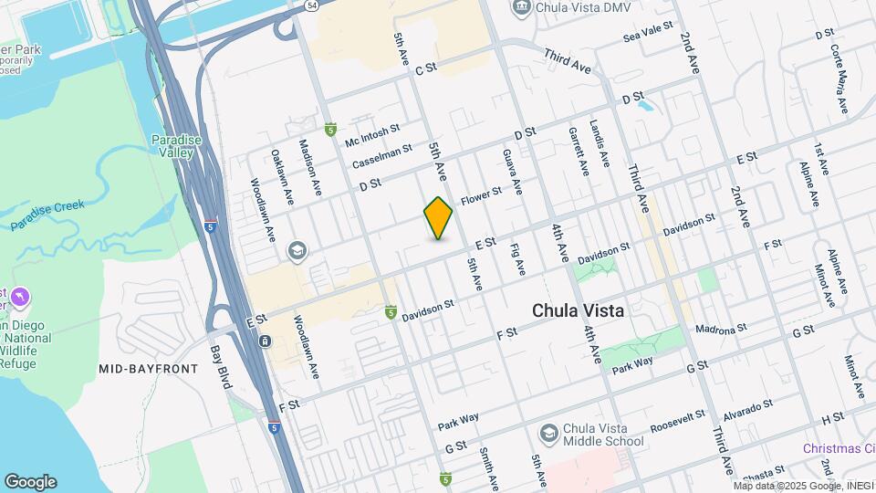 529-531 E St Map and Location Details