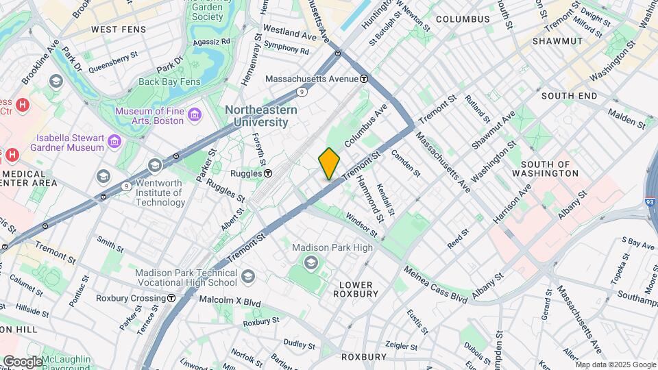 1035 Tremont St Map and Location Details