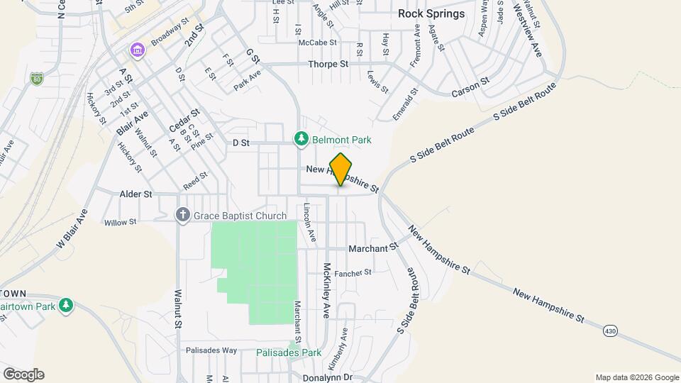 1307 Wyoming St Map and Location Details