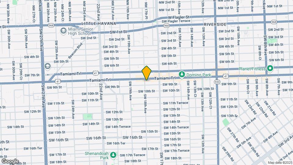 821 SW 18th Ave Map and Location Details
