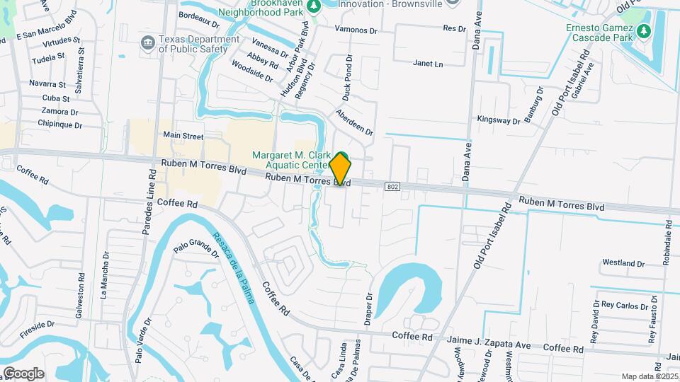 Valley Resaca Palms Apartments- Senior Living Map and Location Details