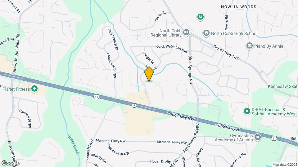 3543 Butler Springs Trace Map and Location Details