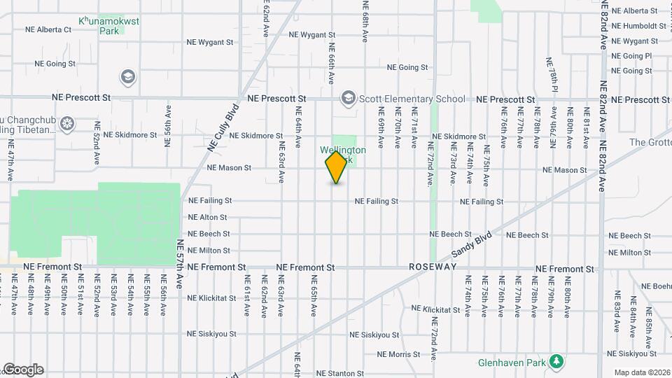 3938 NE 66th Ave Map and Location Details