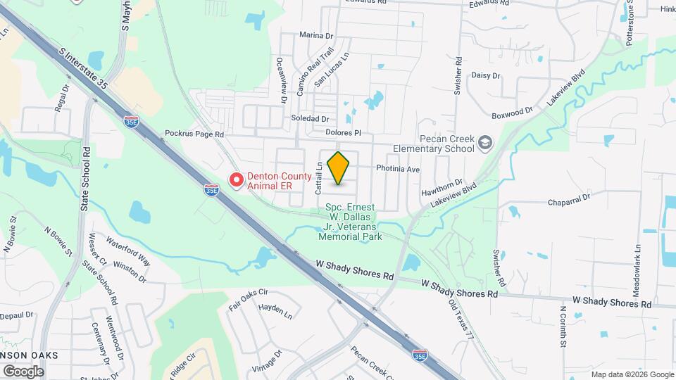 6025 Goldenrod Dr Map and Location Details