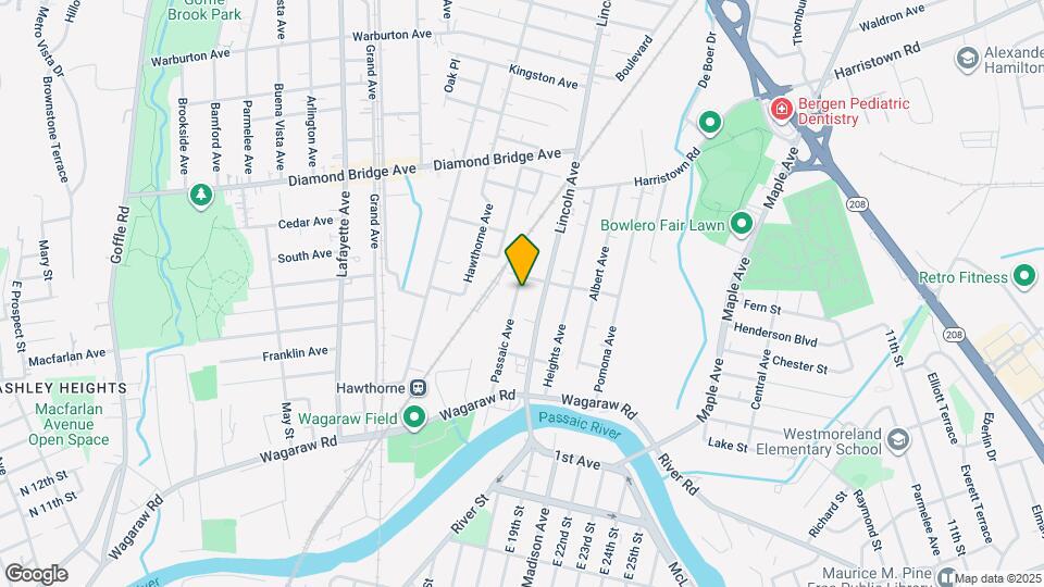 125 Passaic Ave Map and Location Details