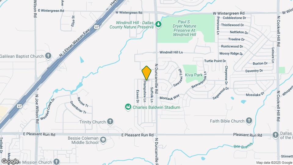 1142 Hampshire Ln Map and Location Details