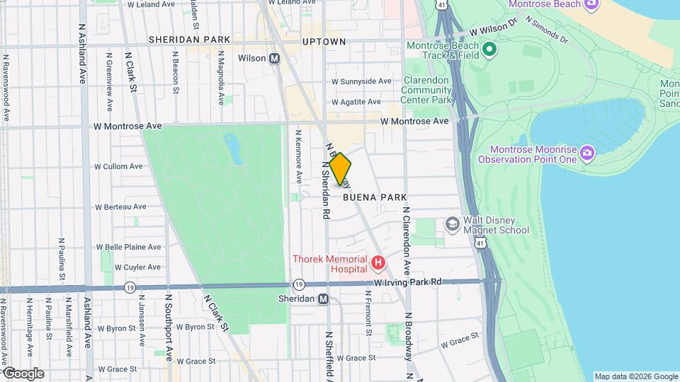 918 W Buena Ave, Unit Apt 3 Mapa y Detalles de la Ubicación