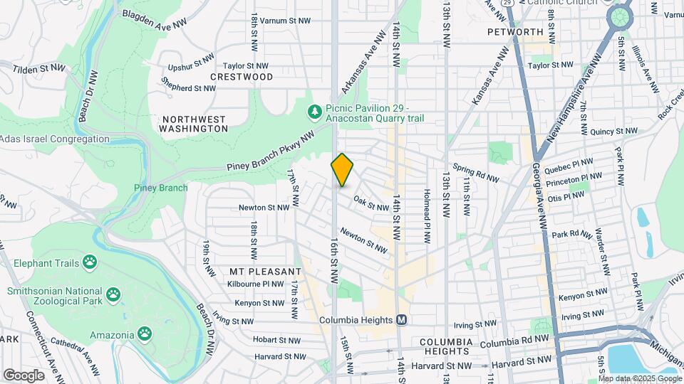 3515 Hertford Pl NW Map and Location Details