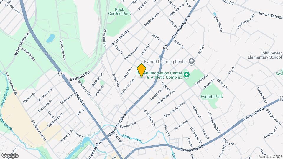 1287 E Harper Ave Map and Location Details