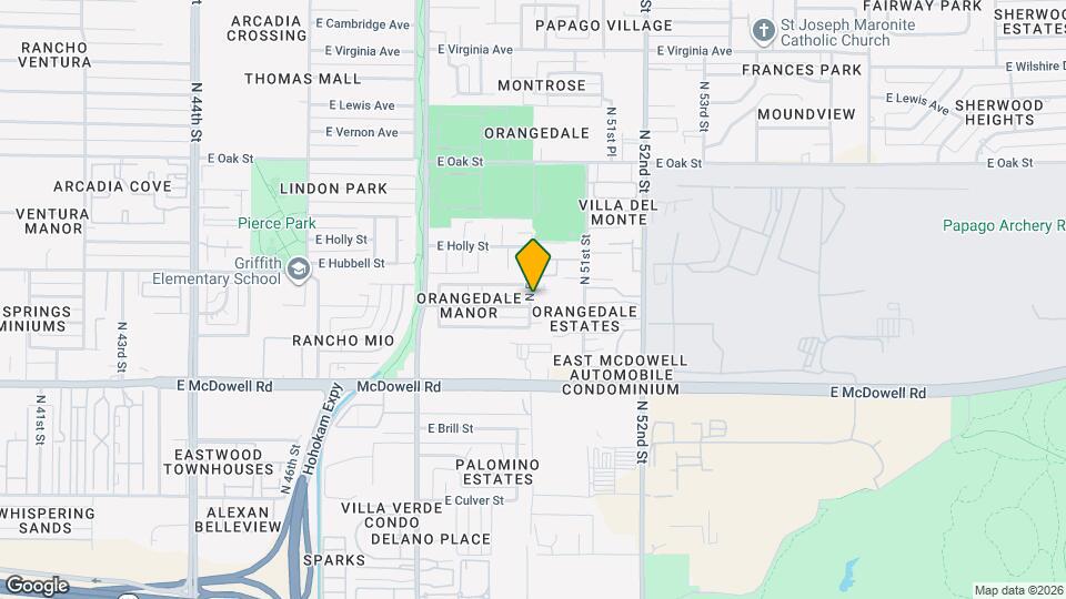 1829 N 50th St Map and Location Details