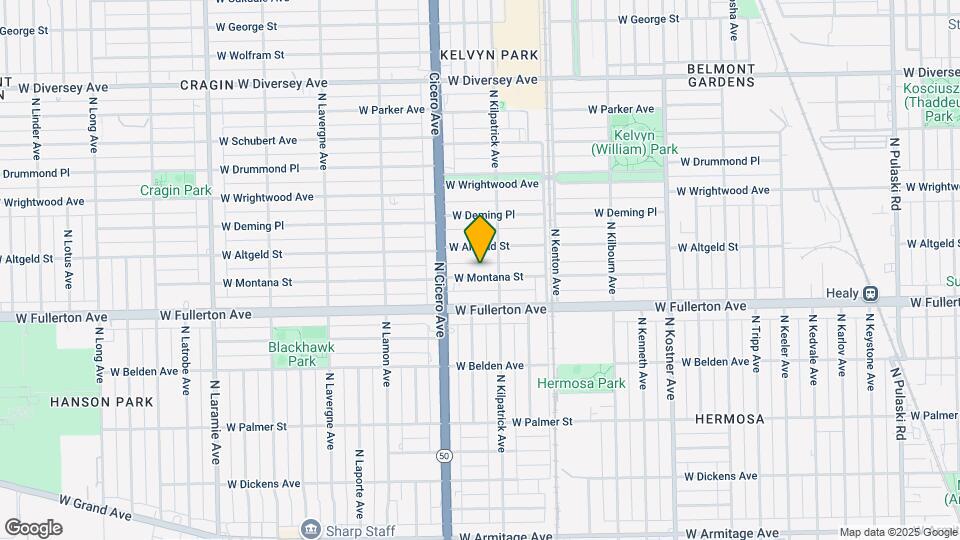 4718 W Montana St, Unit 2nd FLR Newly Renovated Map and Location Details
