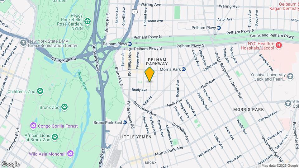 2081 Wallace Ave Mapa y Detalles de la Ubicación