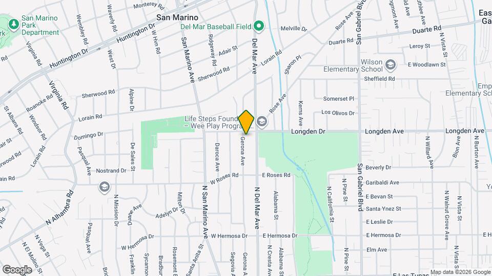 554 Gerona Ave Map and Location Details