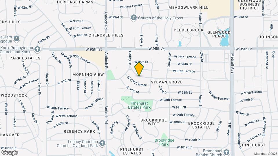 8211 W 97th St Map and Location Details