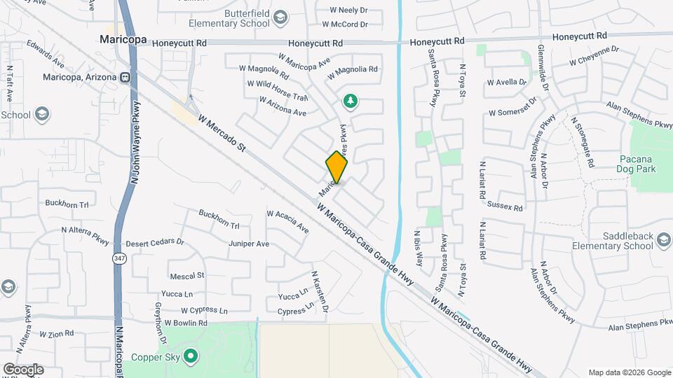 18806 N Lousandra Dr Mapa y Detalles de la Ubicación