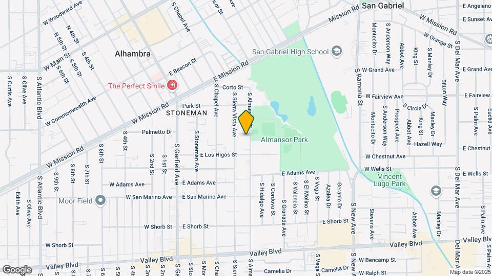 815 S Almansor St Map and Location Details
