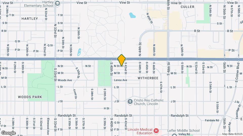 4125 N St Map and Location Details