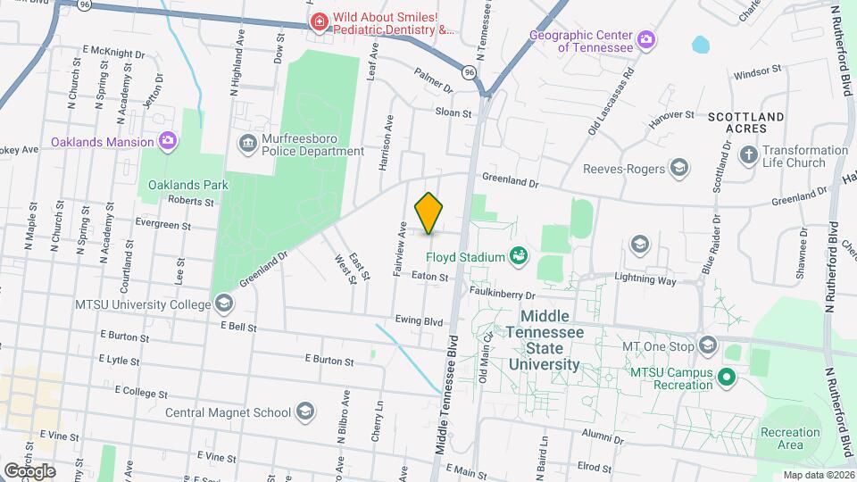 719 Crestland Ave, Unit B1 Mapa y Detalles de la Ubicación