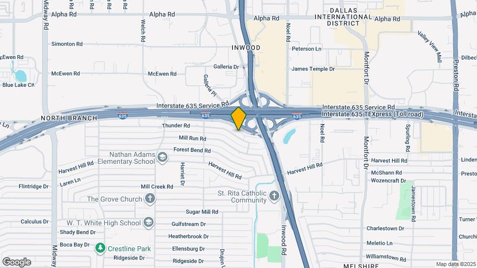 4973 Thunder Rd Map and Location Details