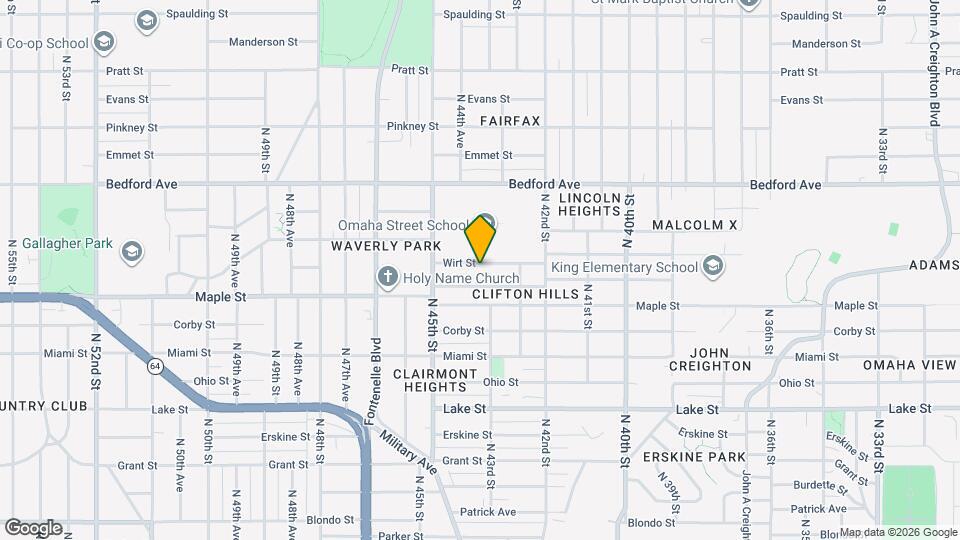 4273 Wirt St Map and Location Details