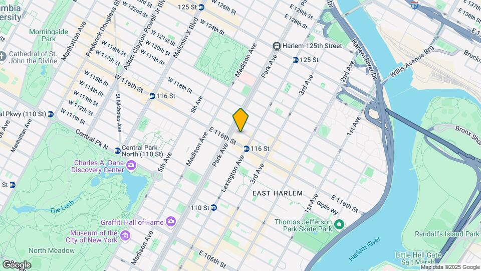 118 E 117th St Map and Location Details