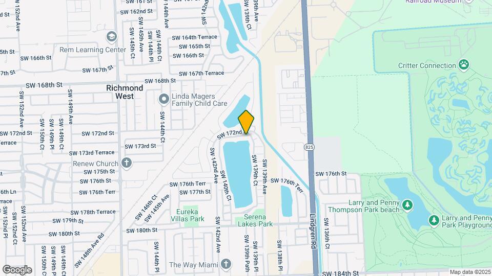 13922 SW 172nd Terrace Mapa y Detalles de la Ubicación