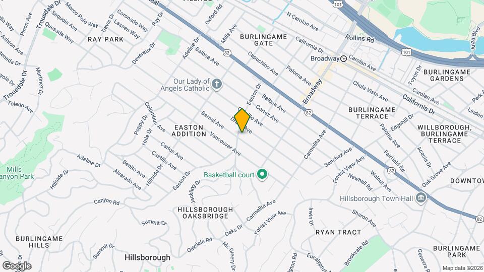 1911 Easton Dr Map and Location Details