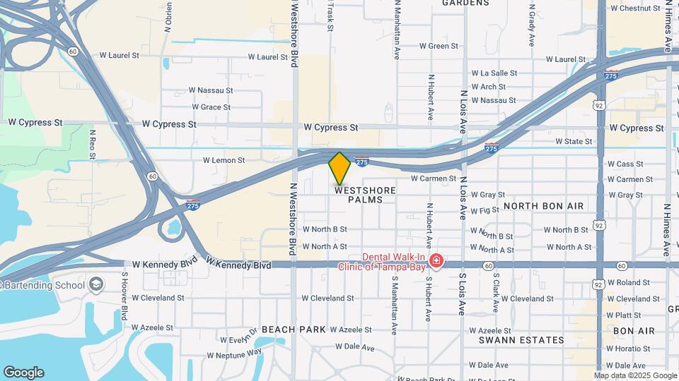 4513 W Gray St Map and Location Details