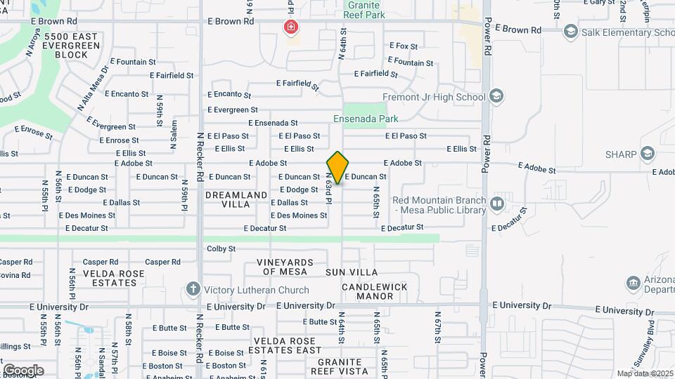 716 N 64th St Map and Location Details