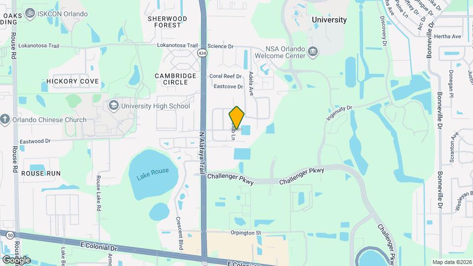 2637 Hunt Club Ln Map and Location Details