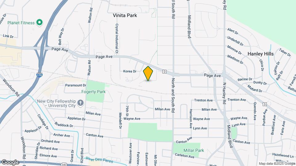 8430 Atherton Dr Map and Location Details