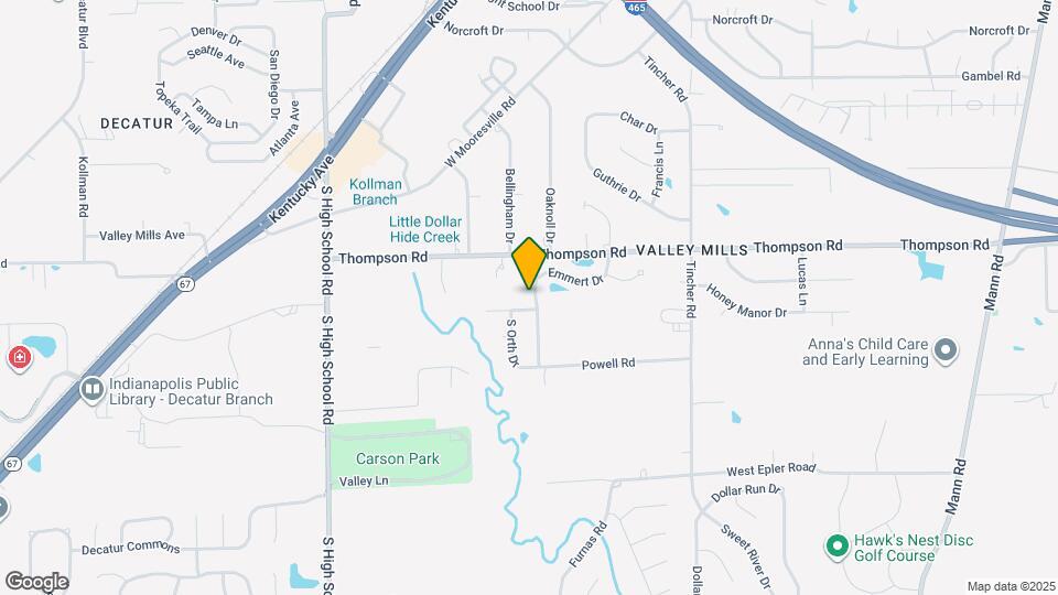 5102 Emmert Dr Map and Location Details