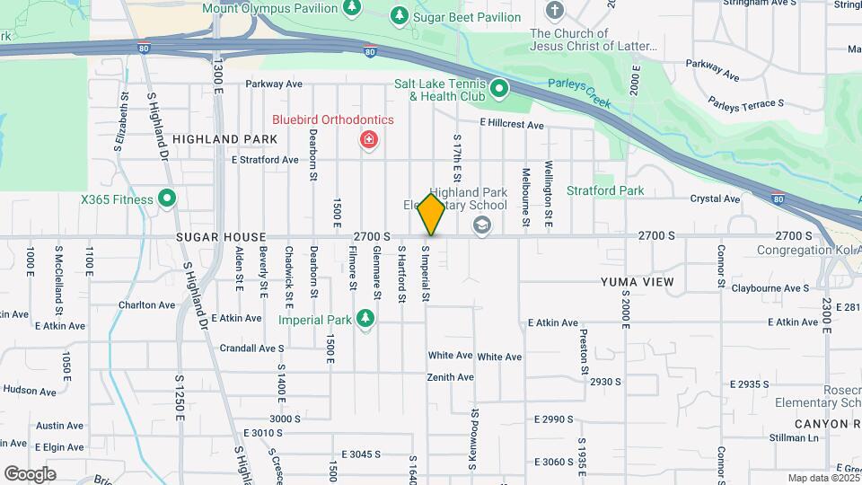 2705 S Imperial St Map and Location Details