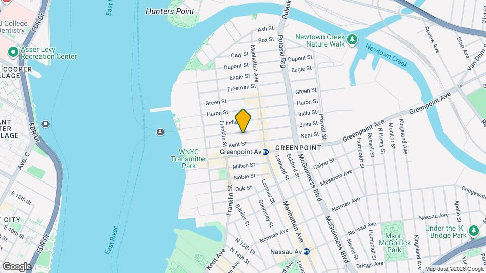 120 Java St Map and Location Details