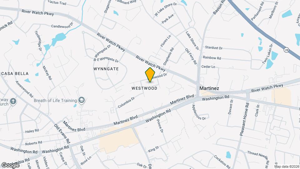 3645 Westwood Dr Map and Location Details