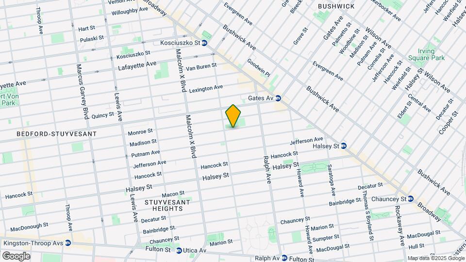 786 Madison St Map and Location Details