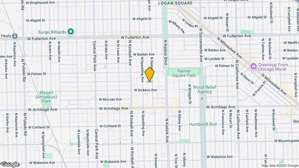 2120 N Sawyer Ave, Unit 1 Mapa y Detalles de la Ubicación