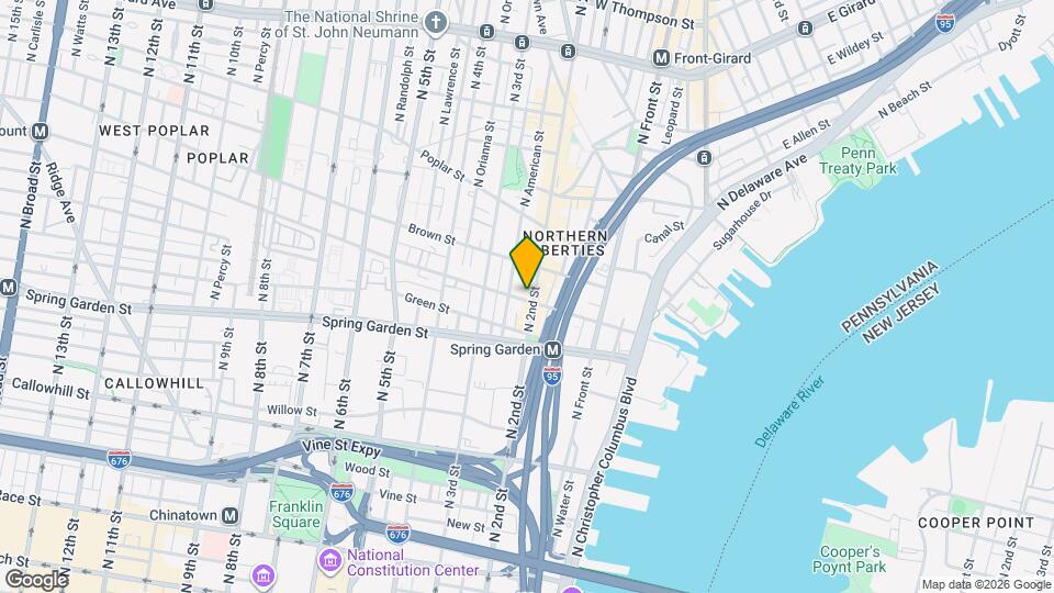 702 N 2nd St, Unit #A Map and Location Details