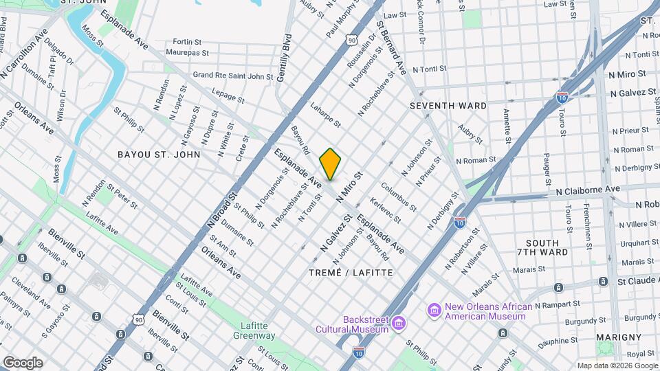 2245 Bayou Rd Map and Location Details