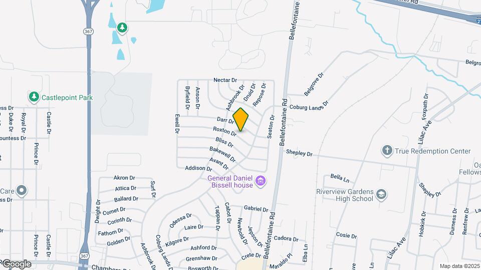 1123 Roxton Dr Map and Location Details