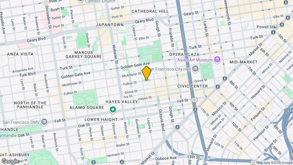 555 Fulton St, Unit 522 Map and Location Details