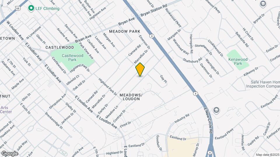 1009 Meadow Ln Map and Location Details