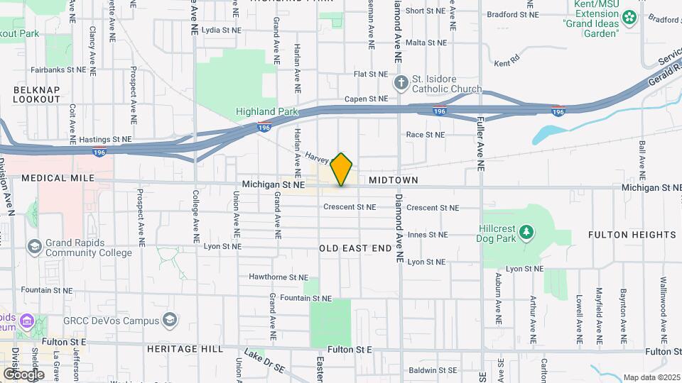 832 Michigan St NE Mapa y Detalles de la Ubicación