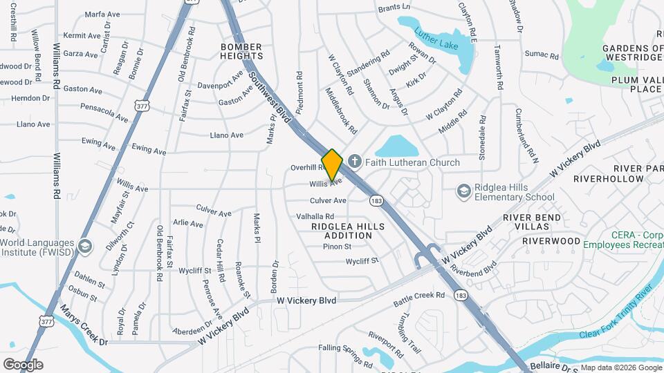 7017 Willis Ave Map and Location Details