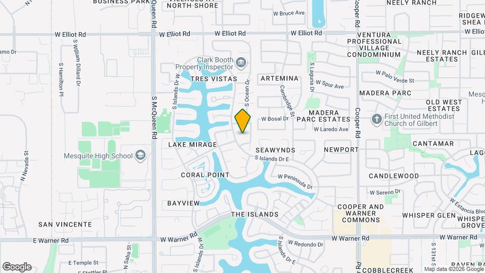 1231 W Seashore Dr Map and Location Details