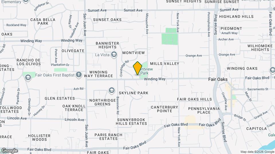7671 Winding Way Map and Location Details