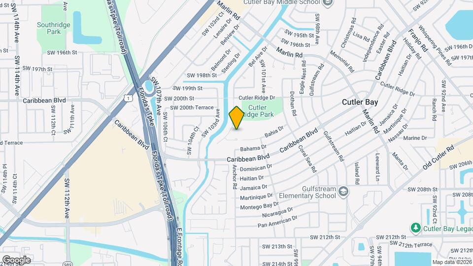 10194 SW 202nd Terrace Map and Location Details