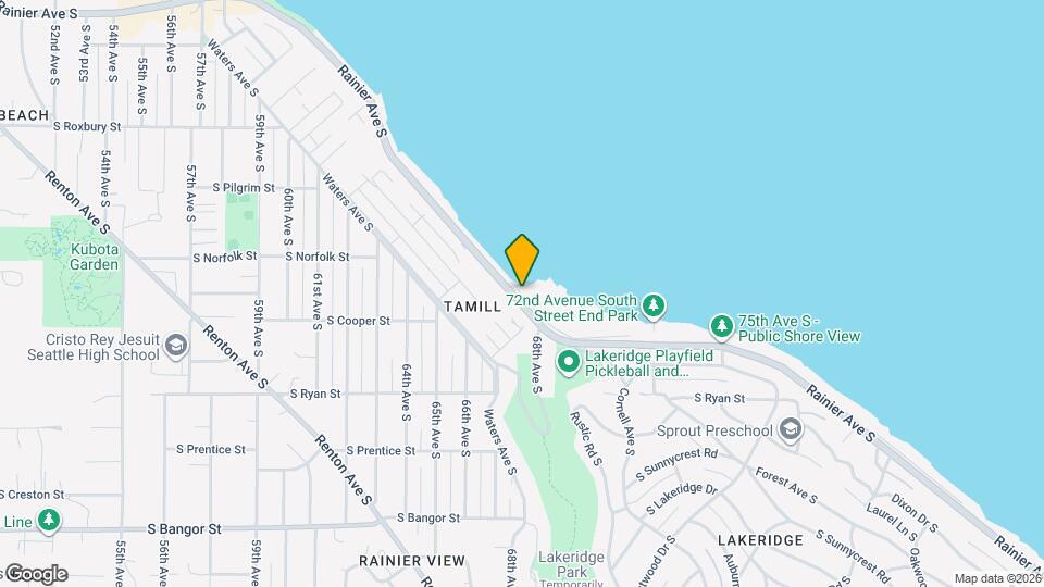 9942 Rainier Ave S Mapa y Detalles de la Ubicación